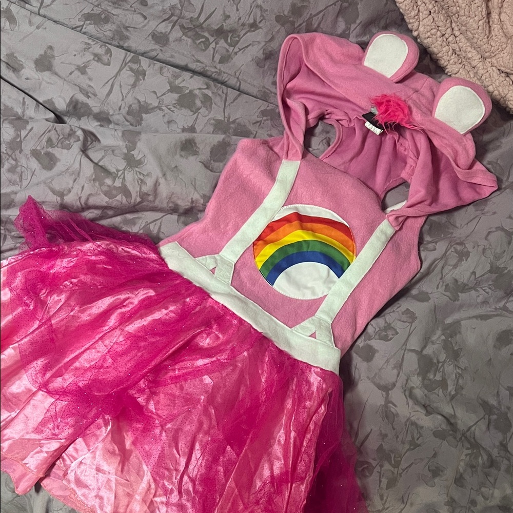 Pink Rainbow Care Bears Costume